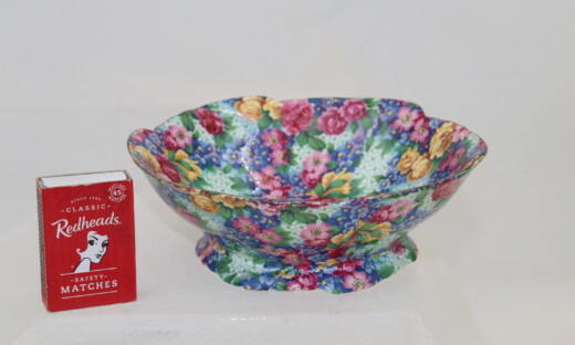 Royal Winton footed bowl Julia pattern